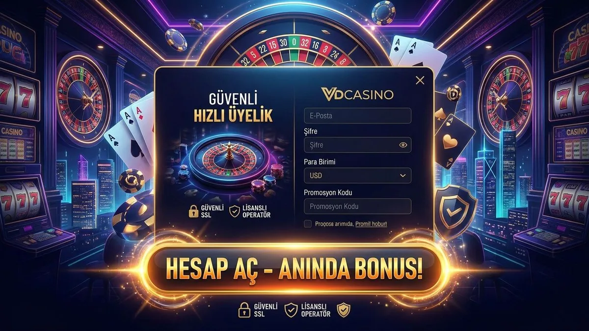 Bonuslu kayıt ekranı